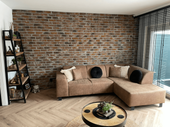 Barock New Marron – İç ve Dış Mekan için (Poliüretan) 3B Tuğla Görünümlü Duvar Paneli (110 cm x 62 cm) - Görsel 2