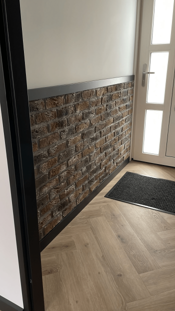 Barock New Marron – İç ve Dış Mekan için (Poliüretan) 3B Tuğla Görünümlü Duvar Paneli (110 cm x 62 cm) - Görsel 3