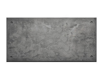 Hormigon Abbronza – İç ve Dış Mekan için (Poliüretan) 3B Beton Görünümlü Duvar Paneli (120 cm x 60 cm)