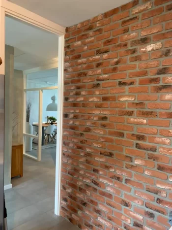 Barock Dark Rustic – İç ve Dış Mekan için (Poliüretan) 3B Tuğla Görünümlü Duvar Paneli (110 cm x 62 cm) - Görsel 3