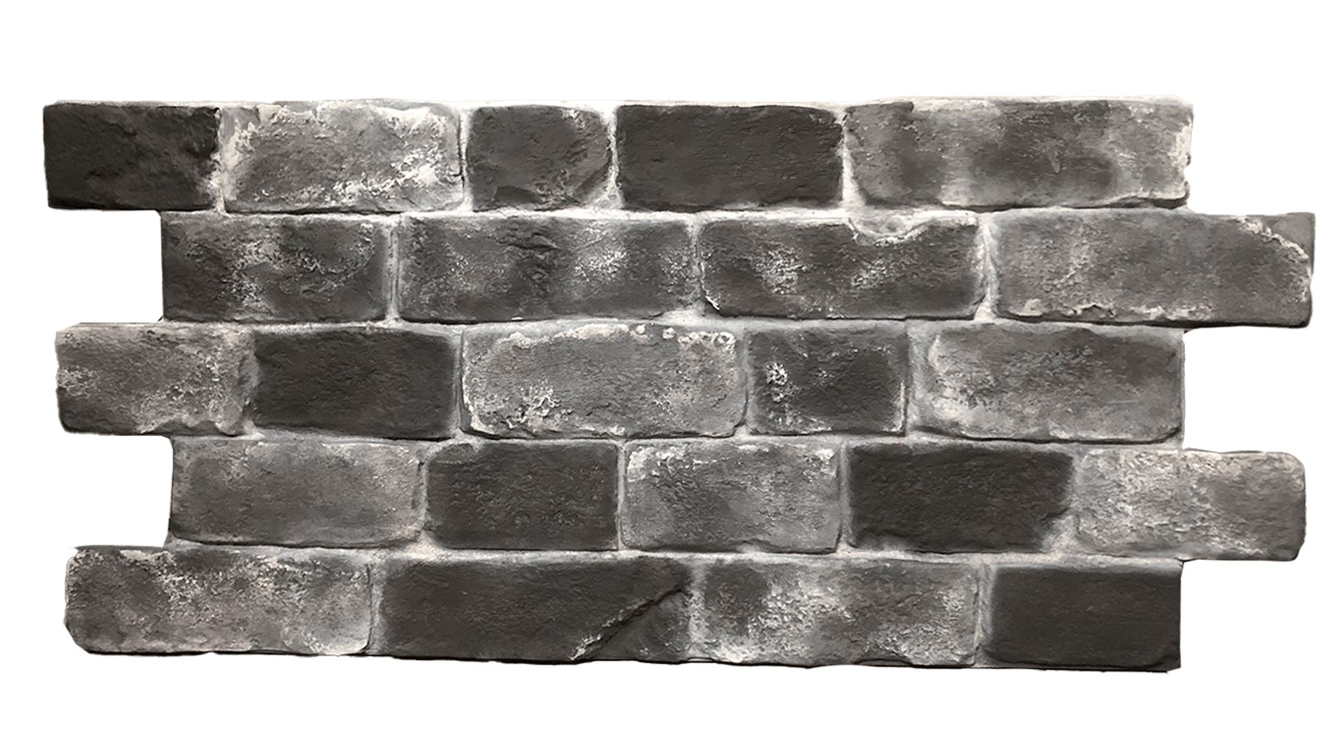 briquet-negra Briquet Negra – İç ve Dış Mekan için (Poliüretan) 3B Taş Görünümlü Duvar Paneli (117 cm x 59 cm) - Görsel 1