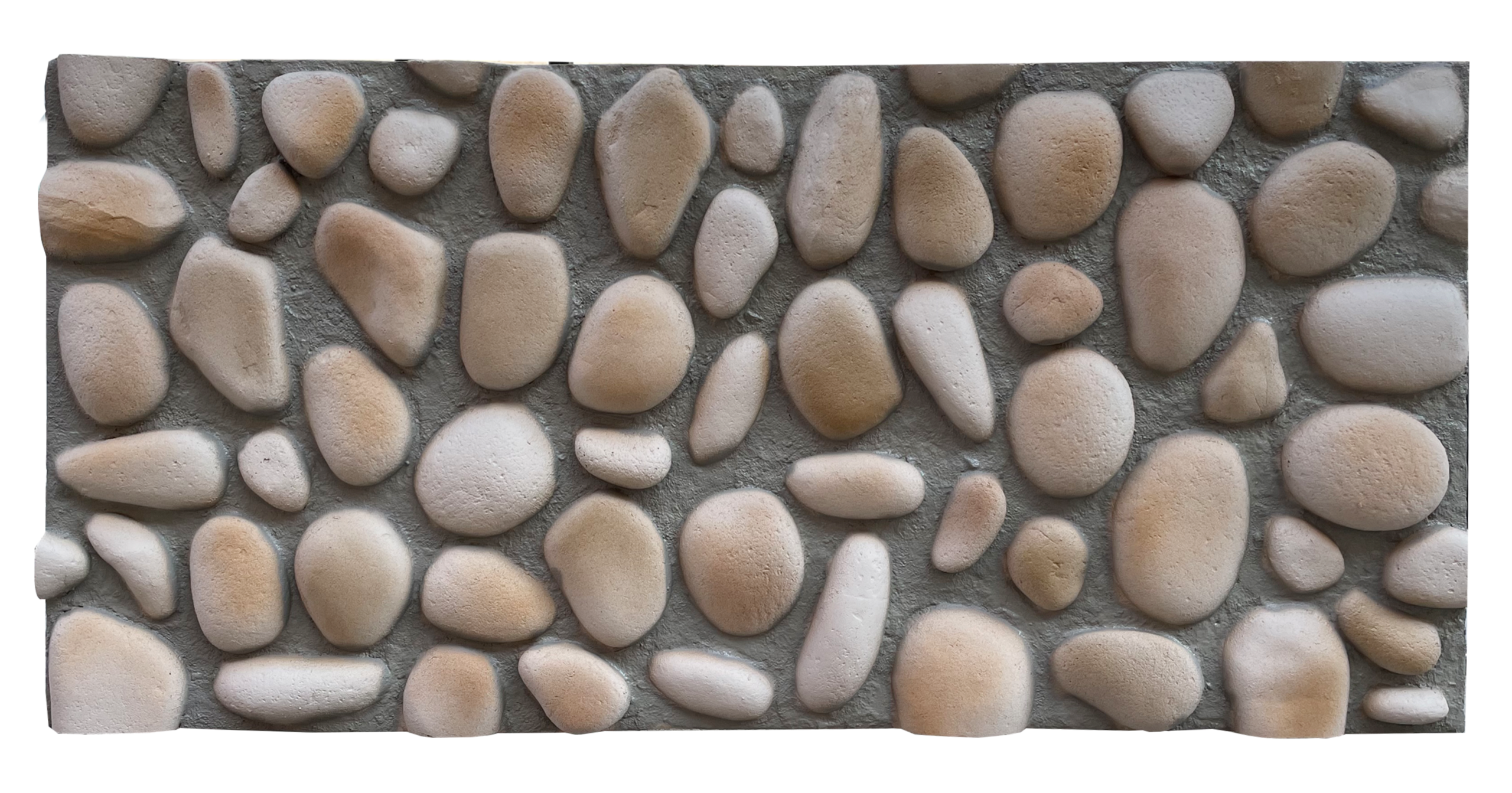 deretas-machiato Aneto Crema – İç ve Dış Mekan için (Poliüretan) 3B Taş Görünümlü Duvar Paneli (130 cm x 60 cm) – Bild 1