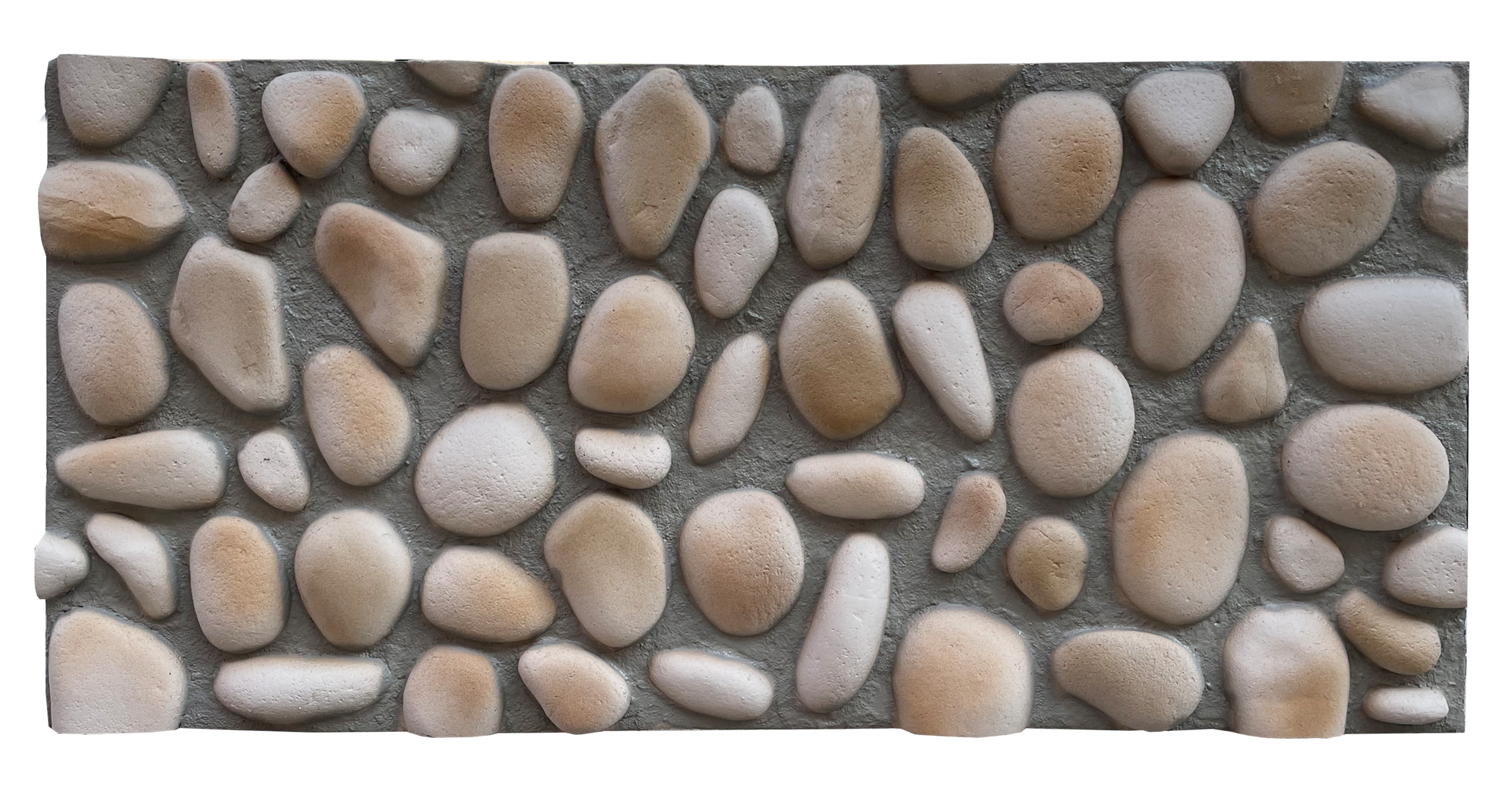 deretas-machiato Aneto Crema – İç ve Dış Mekan için (Poliüretan) 3B Taş Görünümlü Duvar Paneli (130 cm x 60 cm) - Görsel 1