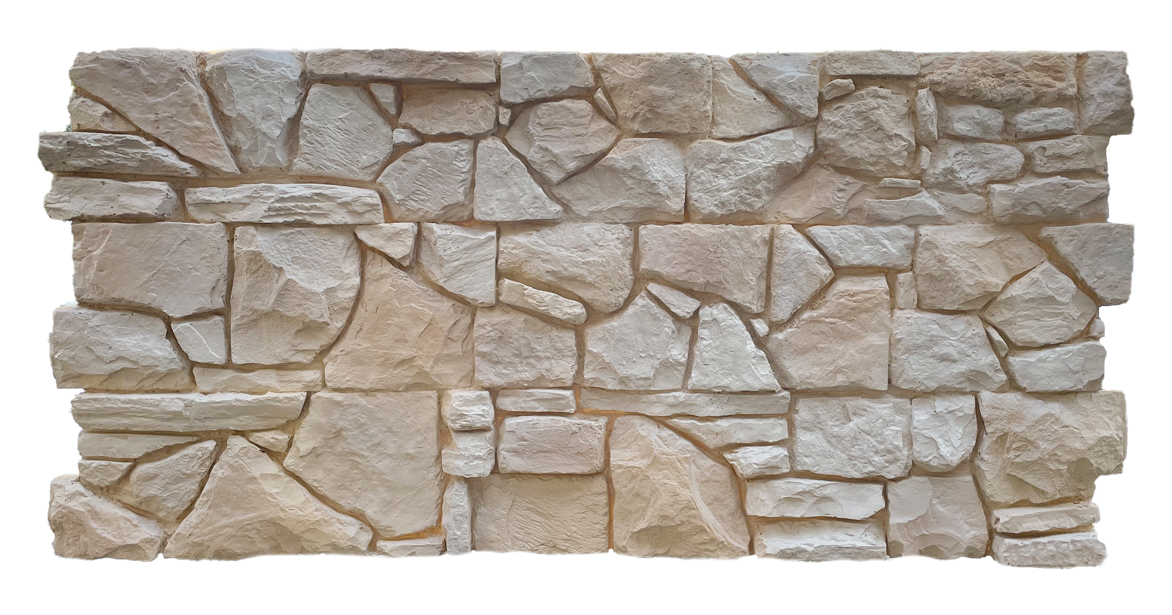 piedra - sandy Pizarra Sandy – İç ve Dış Mekan için (Poliüretan) 3B Taş Görünümlü Duvar Paneli (123 cm x 58 cm) - Görsel 1
