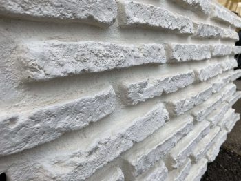 Roma Brick Blancura – İç ve Dış Mekan için (Poliüretan) 3B Tuğla Görünümlü Duvar Paneli (128 cm x 57 cm) - Görsel 2