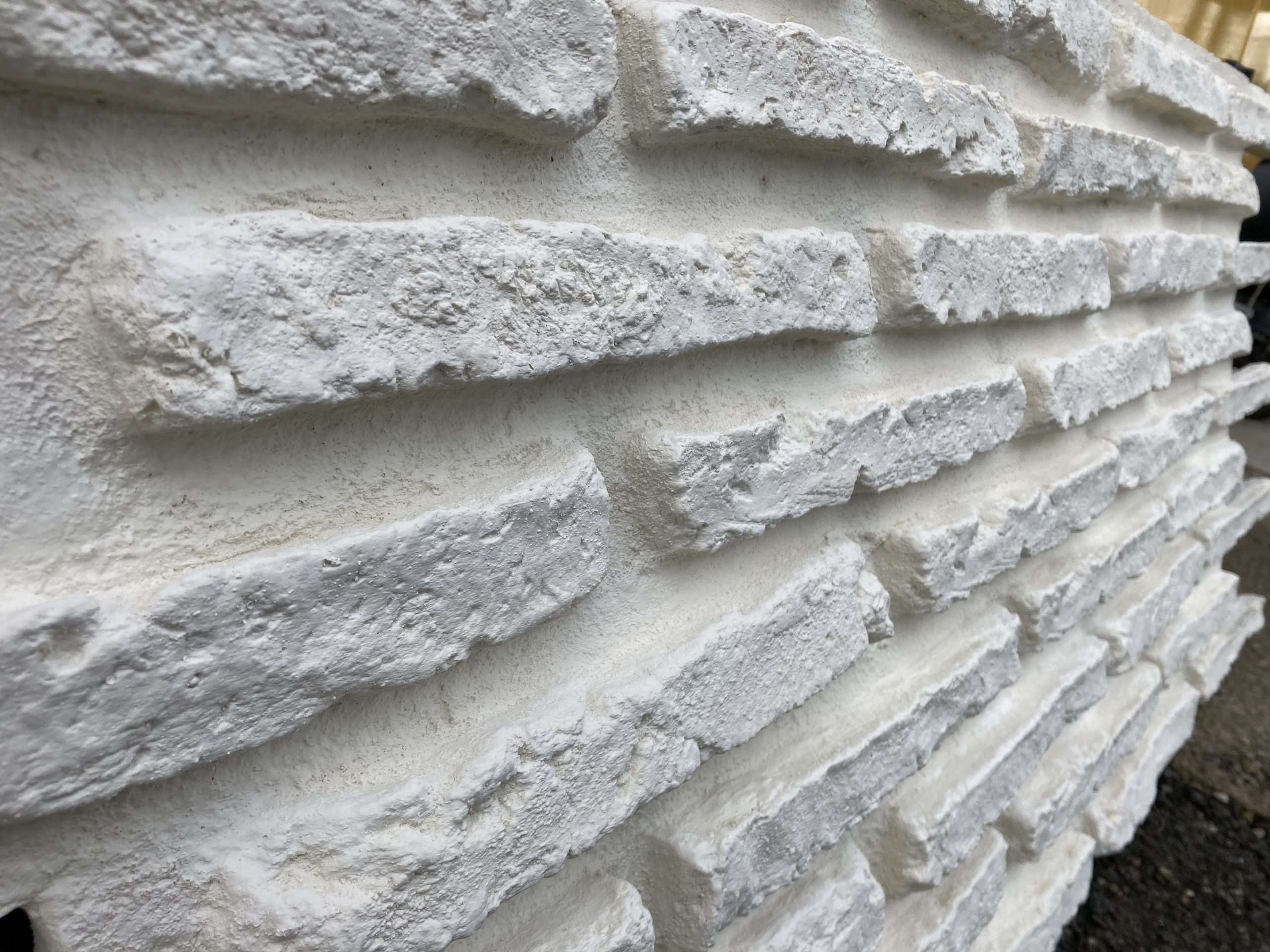 romablancura Roma Brick Blancura – İç ve Dış Mekan için (Poliüretan) 3B Tuğla Görünümlü Duvar Paneli (128 cm x 57 cm) - Görsel 2