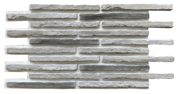 Varilla Grey – İç ve Dış Mekan için (Poliüretan) 3B Tuğla Görünümlü Duvar Paneli (104 cm x 62 cm)