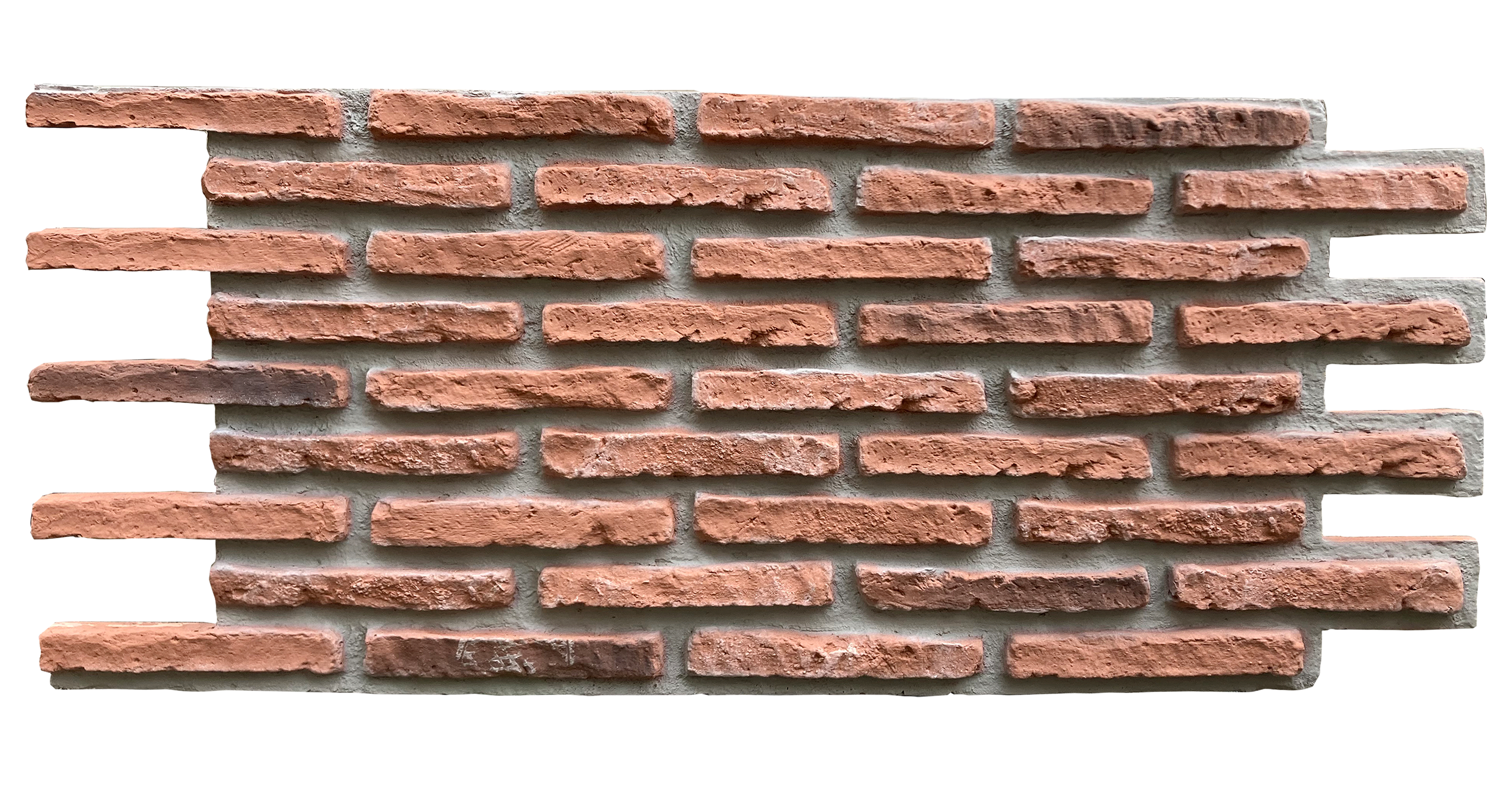 Rome Brick - Raja Roma Brick Raja – İç ve Dış Mekan için (Poliüretan) 3B Tuğla Görünümlü Duvar Paneli (117 cm x 52 cm) - Görsel 1