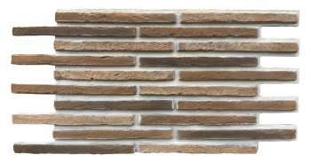 Varilla Suelo – İç ve Dış Mekan için (Poliüretan) 3B Tuğla Görünümlü Duvar Paneli (104 cm x 62 cm)