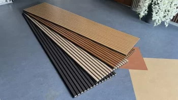 Akustik Panel 244x60 - Gerçek Ahşap Lamel Ses Yalıtımlı - Vintage No4 - Görsel 7