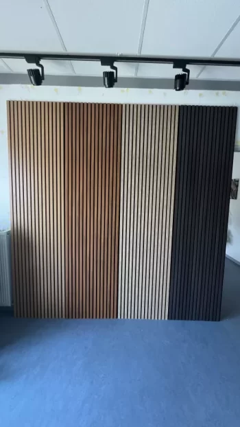 Akustik Panel 244x60 - Gerçek Ahşap Lamel Ses Yalıtımlı - Vintage No4 - Görsel 8