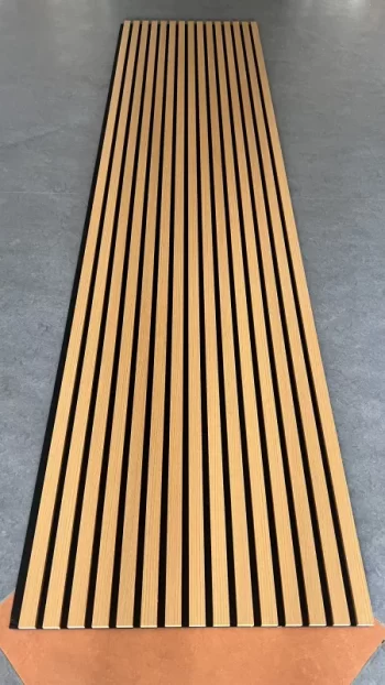 Akustik Panel 244x60 - Gerçek Ahşap Lamel Ses Yalıtımlı - Vintage No4 - Görsel 6