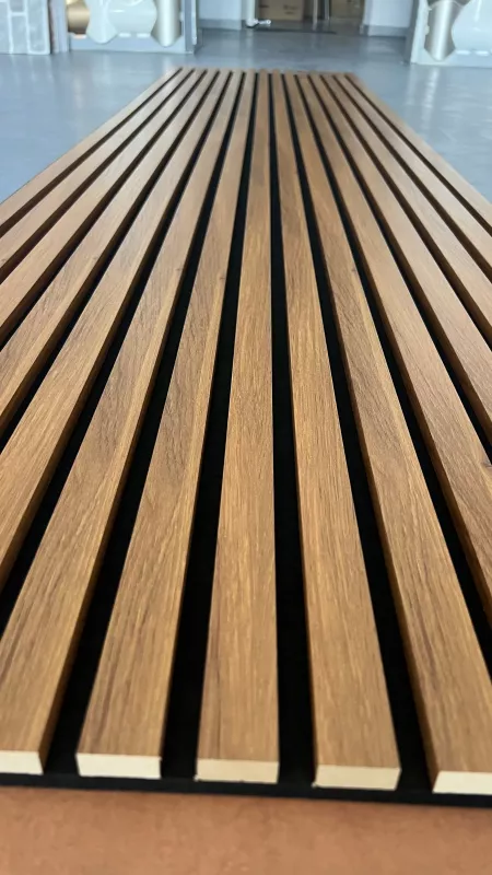 Wallnuss_03_800x800 Akustik Panel 244x60 - Gerçek Ahşap Lamel Ses Yalıtımlı - Ceviz no3 - Görsel 5