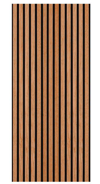 Akustik Panel 244x60 - Gerçek Ahşap Lamel Ses Yalıtımlı - Ceviz no3