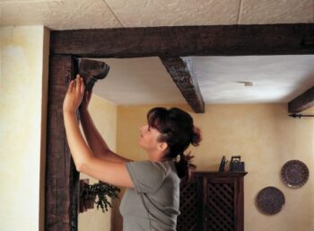 17’lik Ahşap Taklidi Poliüretan Kiriş Konsol - Görsel 2